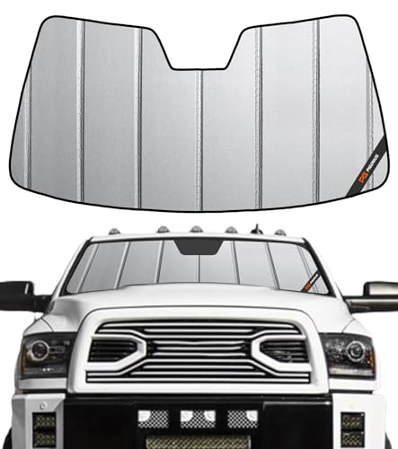 Pigenius Windshield Sunshade for Dodge Ram 2500/3500 2010-2018 Front Window Shade - Safeguard