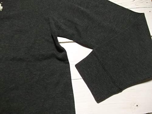 Polo Ralph Lauren Mens Quarter Zip Estate Rib Sweater (L, Classic Dark Gray)3