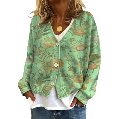 Sweater Cardigan Women Open Front Cardigan for Women Casual V Neck Dressy Long Sleeve Sweater Fashion Outfits