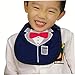SUPVOX Cotton Baby Bibs 3 Pack Waterproof Fashionable Cartoon Patterns for Girls