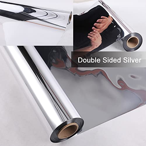 Tapis d'allée de mariage miroir argenté découpable double face résistant - 3
