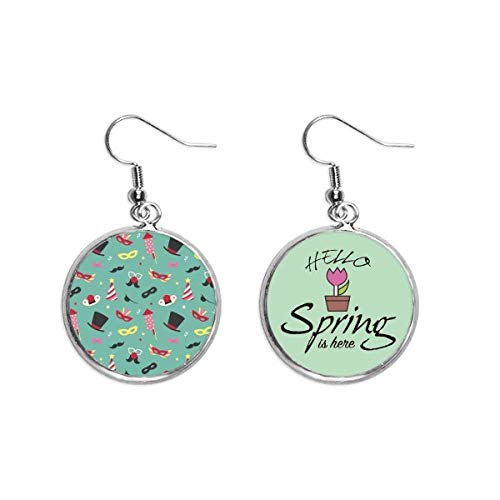 Pendientes de Carnaval de Venecia para fiestas de primavera y eventos