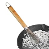 BISCHACHER-SEVEIN INOGLE PEQUILE con Una Manija Larga, Fregado De Desecho En Macetas | Cleaner De Panel De Cocina Schrubber, Herramienta De Limpieza De Depuradores De Parrilla para La Cocina Resis