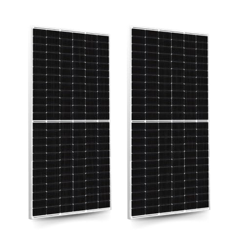 Image of Anchor By Panasonic 550Watt Solar Panel, Non DCR Mono Facial Half Cut 144 Cells, Mono-PERC Solar Module, 10BB, 25 Years Linear Performance Warranty (Pack of 2)