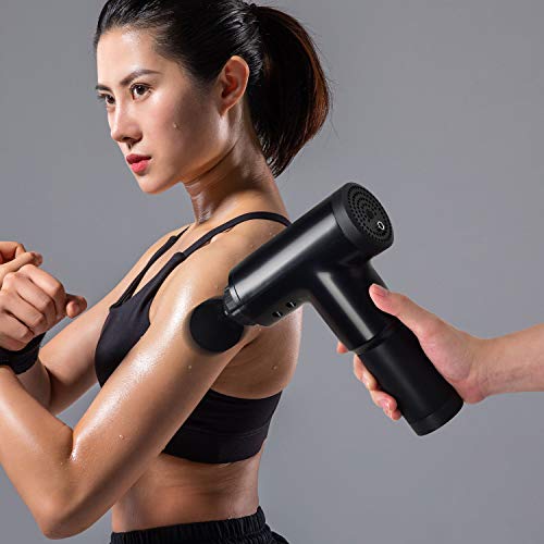 Massage Gun, 6 Speeds Cordless Handheld Deep Tissue Muscle Massager, Chargeable Percussion Device Super Quiet - Thumbnail 7