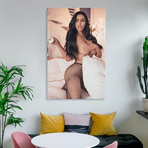 Bludug Sexy Hottie Poster Model Abigail Ratchford Poster(34) Canvas Painting Wall Art Poster For Bedroom Living Room Decor24X36Inch(60X90Cm) #TOP5