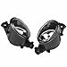 Prefer Warehouse Pair of Front Fog Light Lamp Compatible With Nissan Sentra 2004-2019 (Excludes Sr, Se-R Models) Replaces 261559B91C NI2592122 261509B91C NI2593122 261559B91D 195916001, black