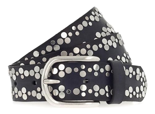 Ceinture en cuir Vanzetti marine 35mm l'excellence d'un accessoire durable W75