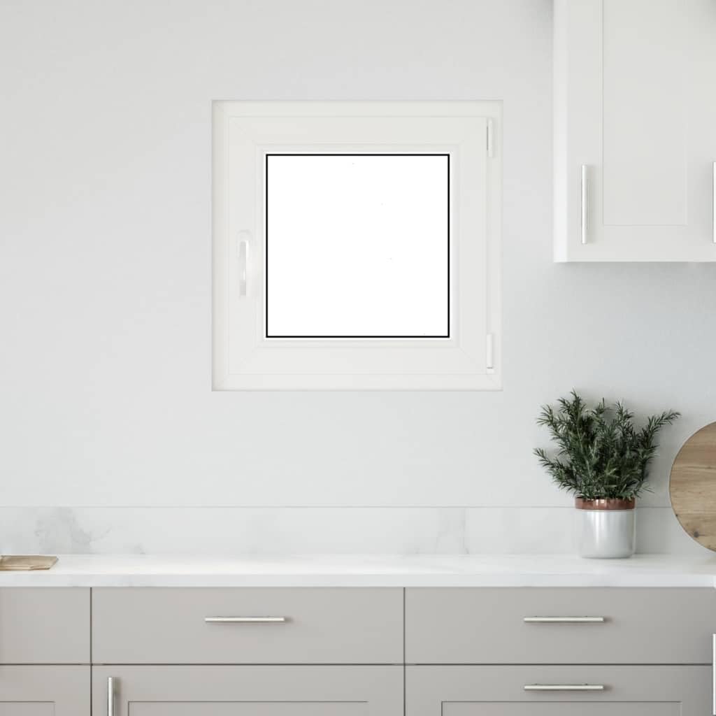 vidaXL Finestra per Cantina RISOR 50x50 cm Anta ribalta DIN Destra Bianca