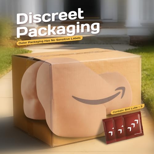 Image of Sex Doll Pocket Pussies for Men Male Masturbator Realistic Adult Sex Toys for Men, Flesh 4.5LB Stroker Ass 3D Soft Butt Light with Vagina and Anal Channel for Several Sex Positions (Flesh)