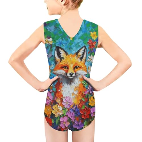 Girls' Swimwear for 3-14 Cartoon Bathing Suit Girl Swimsuit Gym Leotard3