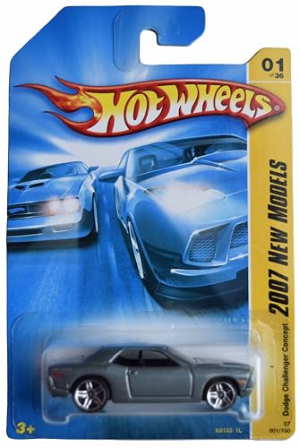 ホットウィール ダッジ チャレンジャー コンセプト 2007 新モデル 1/36 [グレー] 1/180のサムネイル