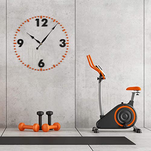 Image of YONOTA A Product of SONAM Quartz Sweep Silent Movement Machine for Analog Wall Clock (Hands house-17.2cm, minuted-29.5cm, second-19cm)(Needle -Black, red) (Made in India 100%), Plastic