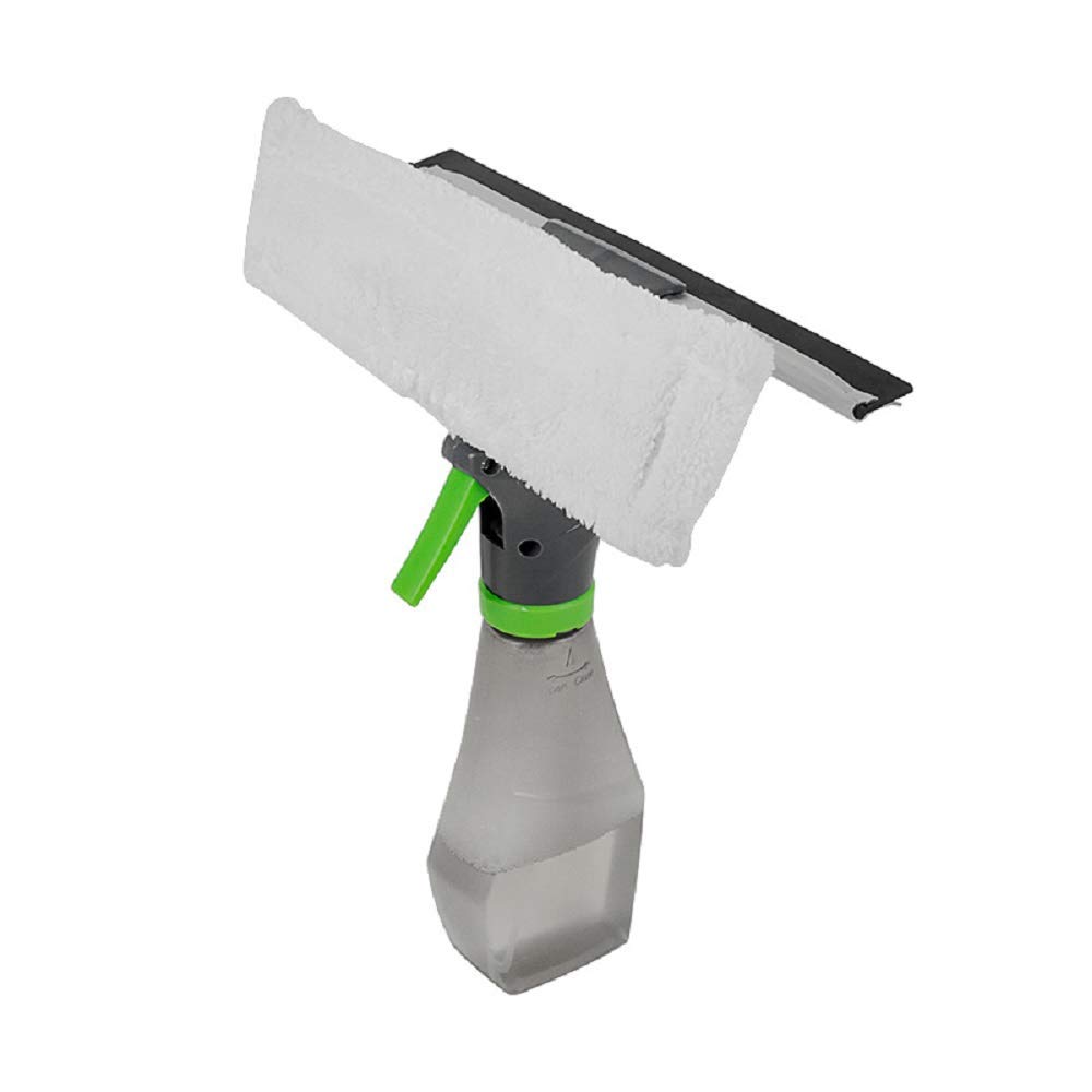 Koniry Glass Cleaner Wiper - 3-in-1 Windshield Cleaner Brush Glass Wiper Squeegee Washer Cleaner with Microfiber Scrubber Spray Bottle for Window Shower Floor Car Home and Office Glass (B082DJ615Z) Amazon Price History, Amazon Price Tracker