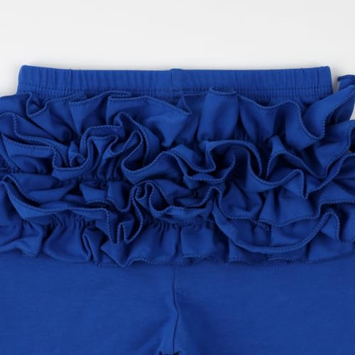 HOOLCHEAN Baby Toddler and Little Girls Ruffles Buttocks Leggings Solid Color Pants3