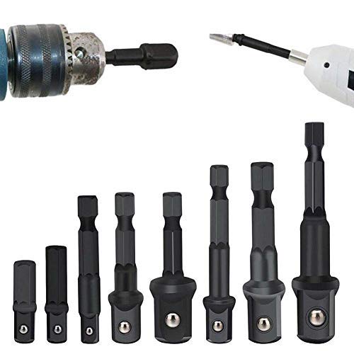 2-tlg. SDS-Adapter-Set – Für Schraubendreher-Bits, 1/4 Zoll, Aus Chrom-Vanadium-Stahl