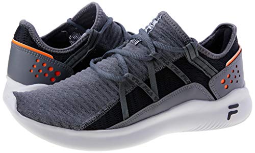 Tênis Quark, Fila, Masculino, Grafite/Preto/Laranja Flúor, 40