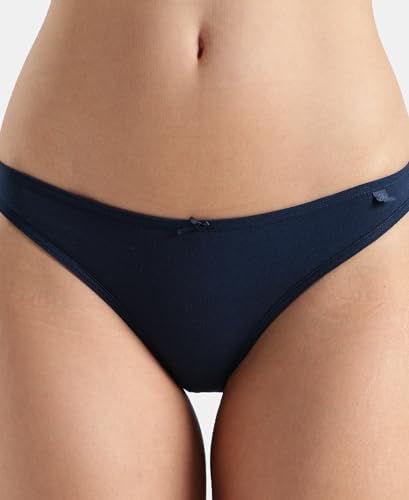Image of Jockey SS02 Women Super Combed Cotton Elastane Stretch Low Waist Bikini