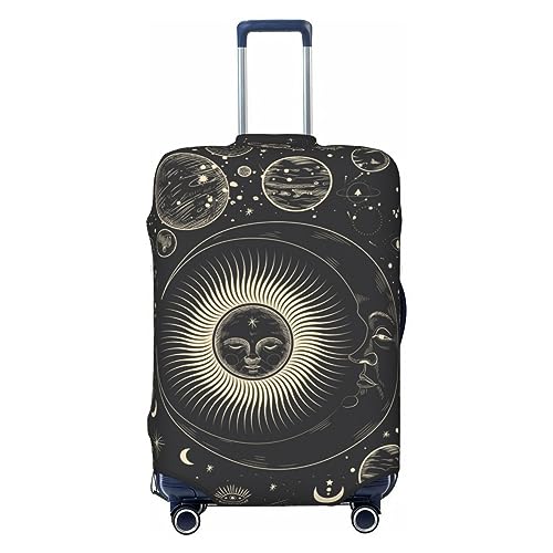 Ttetddd Funda protectora de equipaje de viaje con hojas de arce, fundas lavables para maleta, fundas de equipaje para maleta con cremallera y hebilla, funda de equipaje de 28 pulgadas, Fases de la