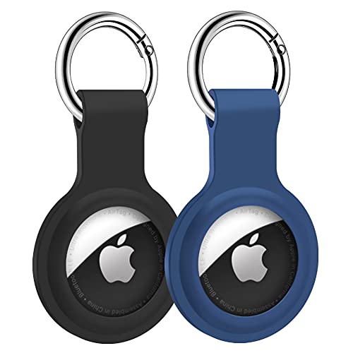 Hülle Für Air Tag Tracker Bluetooth Finder Silikon Tragbar Anti-verloren Kratzfest Stoßfest Airtag Schutzhülle - 2 Stück Cover
