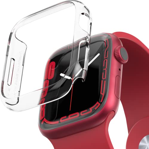 �yararee�z Apple Watch Series 9 8 7 45mm �Ή� �P�[�X �N���A �ϏՌ� ���� ���^ �y�� �N���A�P�[�X �J�o�[ �X���� �Ռ� �z�� ���h�~ �ی� �A�N�Z�T���[ �N���A�J�o�[ ���C�����X�[�d �\ �ΏՌ� �����P�[�X [ 