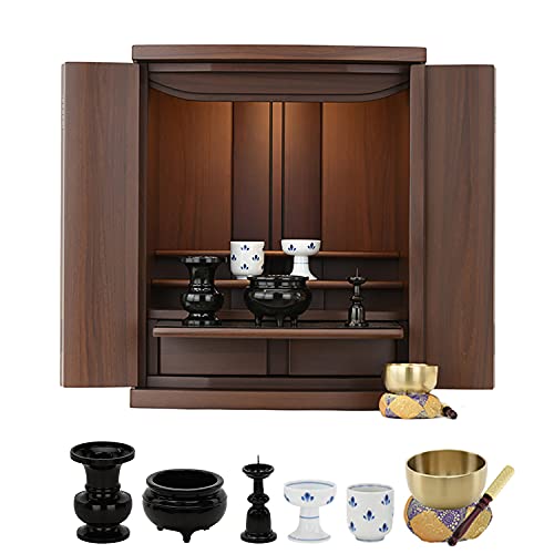 仏壇  ( 新型  ﾄｰｼ ｱﾝｻｰ WN 調  16 CP )  光触媒 まごころ ｸﾛｽ  &  御香炉灰  &  毛払い が ｾｯﾄ 仏壇 ( 新型 ﾄｰｼ ｱﾝｻｰ WN 調 16 CP ) 光触媒 まごころ ｸﾛｽ & 御香炉灰