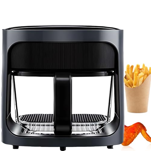 Friteuse électrique multifonction 6L air fryer sans huile avec cuisson rapide préprogrammée