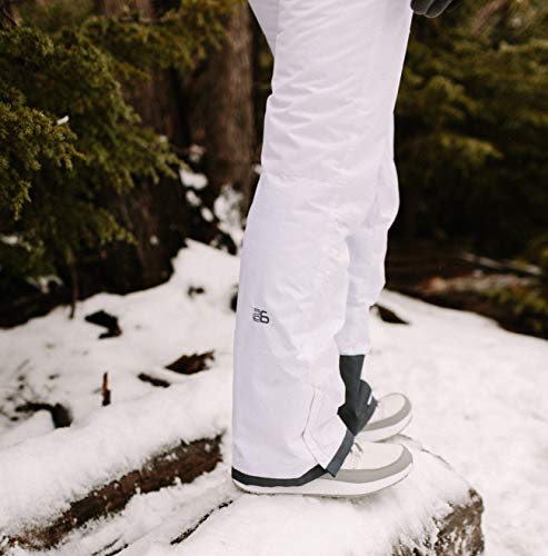 Arctix Women's Insulated Snow Pants, White, Small #TOP6