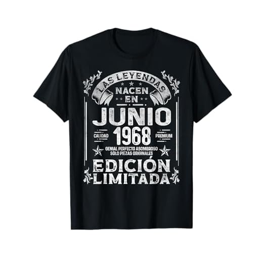 Las Leyendas nacen en Junio de 1968 - 54 años Cumpleaños Camiseta