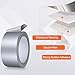 QFGasre 24 Pack Heavy Duty Duct Tape Bulk, Silver 2 Inch x 660 Yd Waterproof Strong Adhesive Tear by Hand Duct Tape for Indoor Outdoor Repair Industrial Professional Use
