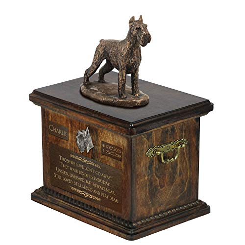 Urne Commémorative Chien Assis pour Décoration Intérieure Salon - 3