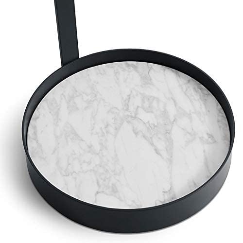 Porte-parapluie rond en métal noir moderne pour entrée de maison et bureau - 5