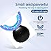 32 LED Teeth Whitening Accelerator Light with Cold Light &Red Lights Therapy Device, Teeth Whitening Enhancer Light Trays Built-in 16 Minute Timer (Black)