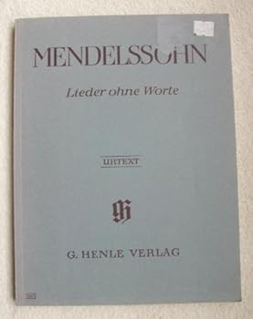 Paperback Lieder Ohne Worte (Songs Without Words) (Urtext) Book