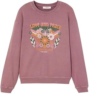 سويت شيرت بشعار للنساء من برومود