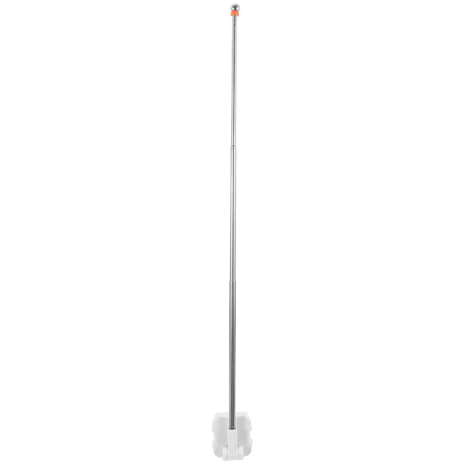 FENICAL Magnetische Fahnenmast Halterung aus Edelstahl mit Starkem Magnet und Festem Halt Weißer Autofahnenmastständer für Sichere Befestigung im Außenbereich