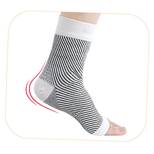 DOITOOL 3 Pares De Meias Respiráveis ​​De Uso Branco Protetores De Arco De Aquiles Para Esportes E P