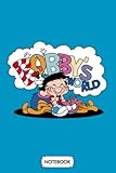  Bobbys World V2 N05206 Notebook: Lined College Ruled Paper, Matte Finish Cover, Journal, 6x9 120 Pages, Diary, Planner