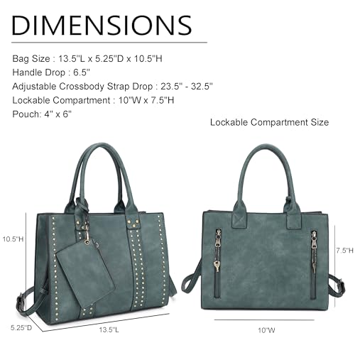 Image of JESSIE & JAMES Satchel Purses for Women Shoulder Bags Crossbody Top Handle Handbags with Adjustable Strap Card Pouch