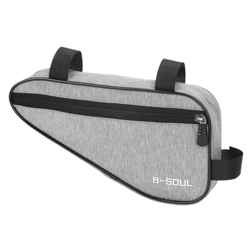 🚴【Design ergonomico】Questa borsa da telaio è sottile e leggera, prevenendo lo sfregamento sulle gambe durante la guida. Il design aerodinamico, combinato con la sua grande capacità, riduce la resistenza al vento.