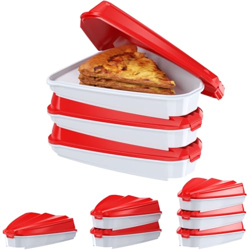 Yuiisenn Pizza Storage Container, Expandable Pizza Slice Container, Reusable Pizza Pan Pizza Box Set with Lids to Leftover Organization and Space Saver Yuiisenn Pizza Storage Container, Expandable Pizza Slice Container, Reusable Pizza Pan Pizza Box Set with Lids to Leftover Organization and Space Saver