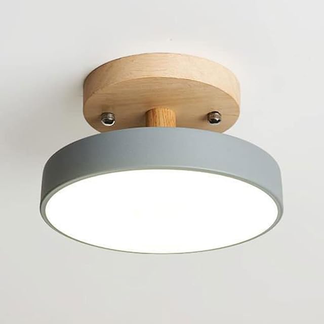 Three-Color Dimmable Ceiling Light 13W LED Round Ceiling Lamp Acrylic Lamshade Ceiling Lighting Flush Mount Ceiling Light Fixtures