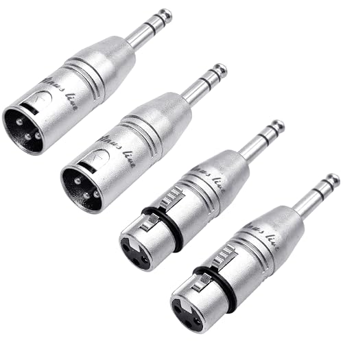 SINUS LIVE 4 Adaptadores XLR macho a TRS 1/4" miniatura 1