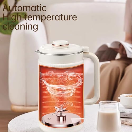 Automatyczna maszyna do produkcji mleka sojowego o pojemności 1,2 l z 10-listkowym ostrzem ze stali nierdzewnej, 12-godzinnym timerem i 9 funkcjami do mleka roślinnego