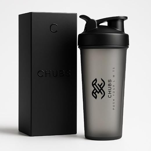 CHUBS Fitness Spring Shaker Mixer - Black