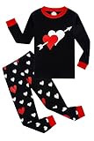 Amily Feeling Little Girls Pajamas Long Sleeve Cotton Boys Love Pyjamas Toddler Kid Pjs Size 3