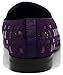 Enzo Romeo UTA Men's Fashion Rhinestone Glitter Buckle Slip On Dress Shoes (13 D(M) US, Purple 01)