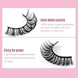 30 Pairs Fake Eyelashes False for Eye Makeup Natural Long Thick Lashes - Image 3