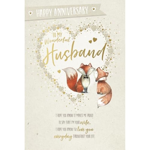 HUSBAND Anniversary Card By my Side