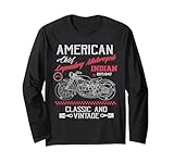 Vintage American Motorcycle Indian Old Bikers Camiseta